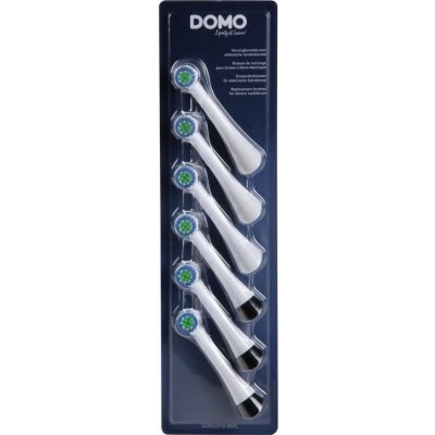 Sada 6 ks náhradních zubních kartáčků - DOMO DO9233TB-REPL