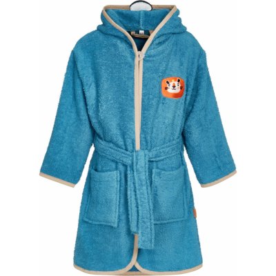 Dětský župan Playshoes Jungle petrol froté – Zboží Dáma