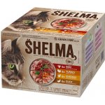 Shelma Cat kuřecí hovězí kachní a krůtí 24 x 85 g – Sleviste.cz