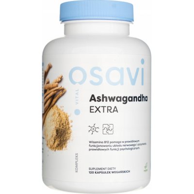 Osavi Ashwagandha Extra 400 mg 120 vegan kapslí – Hledejceny.cz