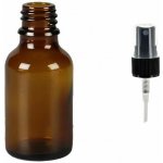 Luna Skleněná lékovka s černým kosmetickým rozprašovačem 25 ml – Zboží Dáma