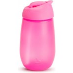Munchkin hrneček s brčkem Simple Clean růžový 296 ml – Sleviste.cz