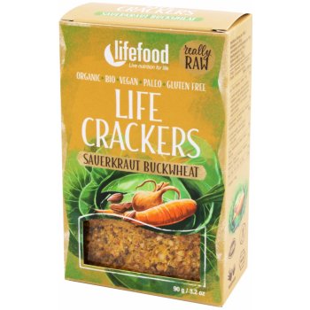 Lifefood Crackers Zelňáky Raw Bio 90 g