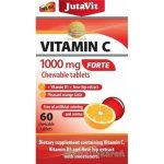 Jutavit Vitamín C 1000 mg Forte + vitamín D3 + extrakt ze šípků pomerančová příchuť 60 žvýkacích tablet – Hledejceny.cz