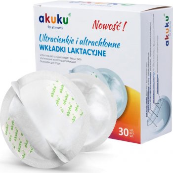 AKUKU Laktační ultrasavé prsní vložky 30 ks