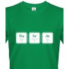 Pánské Tričko Bezvatriko tričko s potiskem NaSrAt zelená