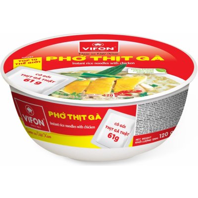 Vifon instantní polévka Pho v mísce kuřecí 120 g – Zboží Dáma