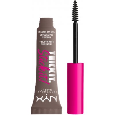 NYX Professional Makeup Thick it Stick It Brow Mascara řasenka na obočí 05 Ash Brown 7 ml – Zboží Dáma