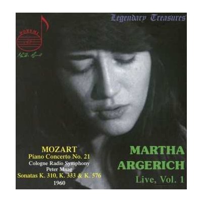 Wolfgang Amadeus Mozart - Martha Argerich Vol. 1 Piano Concerto No. 21 Sonatas K. 310, K. 333 K. 576 CD
