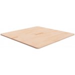 vidaXL 342918 masivní dub 80 x 80 x 1,5 cm (čtverec) – Zboží Dáma