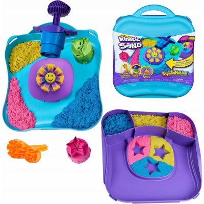 SPIN MASTER Kinetic Sand Squish Motion set kinetický písek s nástroji 6069401 – Hledejceny.cz