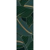 Tapety AG design FTNVL-3728 vliesová fototapeta Dark Green Leafes rozměry 90 x 270 cm