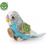 Rappa Plyšová andulka modrá se zvukem 11 cm ECO-FRIENDLY – Zbozi.Blesk.cz