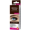 Přípravky na obočí Venita Cosmetics Henna Color Professional gelová barva na obočí a řasy hnědá 15 g aktivátor + 15 g barva