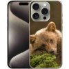 Pouzdro a kryt na mobilní telefon Apple mmCase Gelové iPhone 15 Pro - medvěd