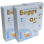 Beggs Mléčná 3zrnná kaše se sušenkami 3 x 200 g – Zboží Dáma