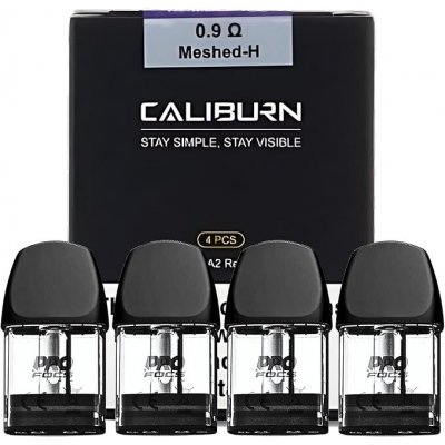 Uwell Caliburn A2 / Koko AK2 Pod Cartridge 0.9 ohm 4 ks – Zboží Dáma