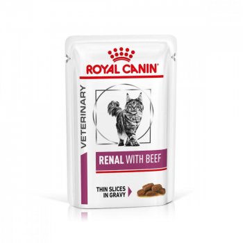 Royal Canin Veterinary Diet Cat Renal with Beef Feline 12 x 85 g