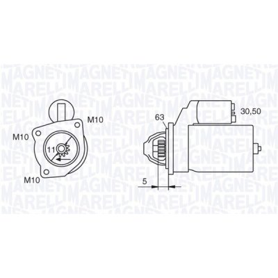 Startér MAGNETI MARELLI 063721377010 – Zboží Mobilmania