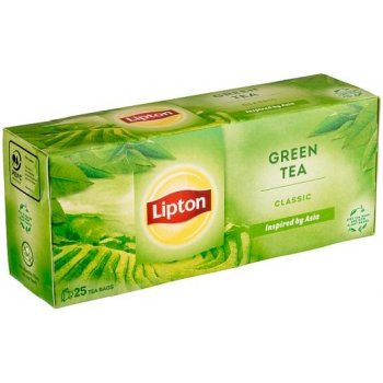 Lipton Lively Classic zelený čaj 25 nálevových sáčků 32,5 g