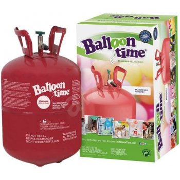 Helium do balónků 30 Helium na 30 balónů: + 30 metalických balónů