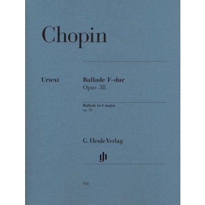 Ballade In F Major Op.38 noty pro klavír