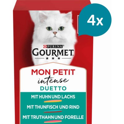 Gourmet Mon Petit Duetti maso a ryby 24 x 50 g – Zboží Mobilmania