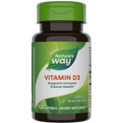 Natures Way Vitamin D3 120 měkkých kapslích – Hledejceny.cz