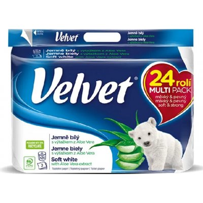 Velvet Soft White 3-vrstvý 24 ks – Hledejceny.cz