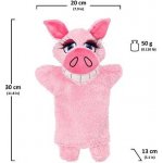 MÚ Brno Prasátko 30 cm CRAZY maňásek – Zboží Dáma