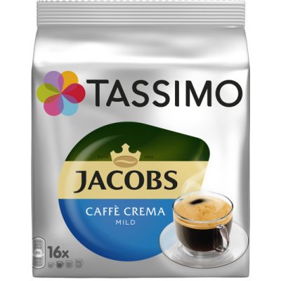 Tassimo Jacobs Kronung Caffe Crema mild 16 ks – Zboží Mobilmania