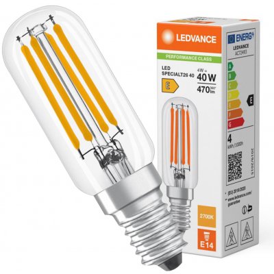 LEDVANCE Osram LED SPECIAL T26 40 P 4.2W 827 FIL E14 – Hledejceny.cz