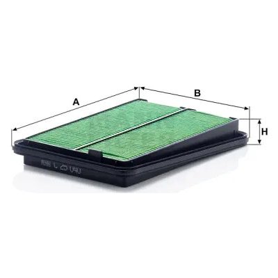MANN FILTER Vzduchový filtr C 25 040 – Hledejceny.cz