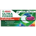 Ariel Ultra Power Pods Color+ kapsle na praní na barevné prádlo 18 PD – Zboží Mobilmania