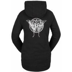 Volcom Technická mikina Wms Costus P/O Fleece black