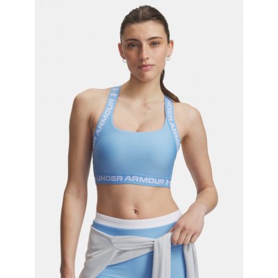 Under Armour HeatGear Mid T Back Wmn Blue – Zboží Mobilmania