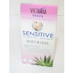 Victoria Beauty Sensitive depilační voskové pásky na tělo a nohy 20 ks – Zboží Mobilmania