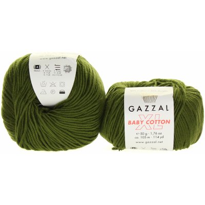 Gazzal Baby Cotton XL 3463 khaki – Zboží Mobilmania