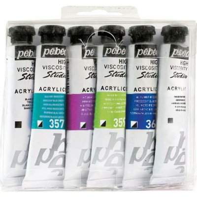 Pebeo Studio Acrylic DYNA sada iridescentních akrylových barev 6 x 20 ml – Hledejceny.cz