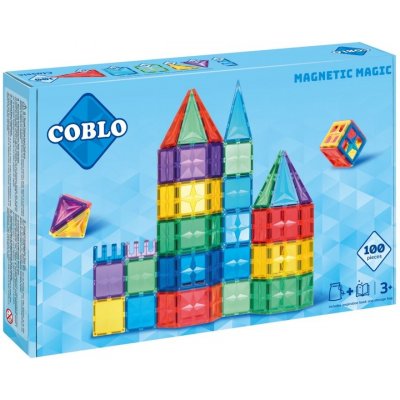COBLO - Magnetická stavebnice 100 dílů - Classic – Zboží Mobilmania