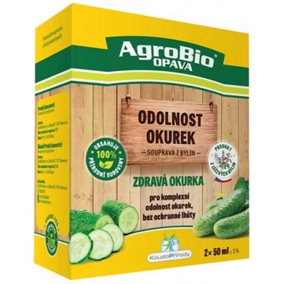 AgroBio ZDRAVÁ okurka - odolnost okurek 1x50 ml + 1x50 ml – Zbozi.Blesk.cz