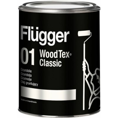 Flügger Olejový penetrační nátěr Wood tex 01 classic oil primer 0,75 l – Hledejceny.cz