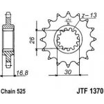 JT Sprockets JTF 1370-15 | Zboží Auto