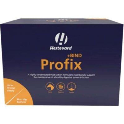 Hestevard Doplněk pro koně Veterinary Profix + BIND koncentrovaný 20 x 10 g – Hledejceny.cz
