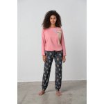 Vamp Cassidy dámské dvoudílné pyžamo 17432 růžová – Zboží Mobilmania