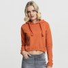 Dámská mikina Urban Classics Ladies Interlock Short hoody rust orange