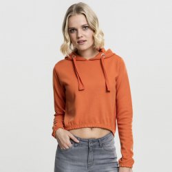 Urban Classics Ladies Interlock Short hoody rust orange