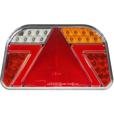 Sdružená LED lampa pravá zadní s trojúhelníkem 12/24V – Hledejceny.cz