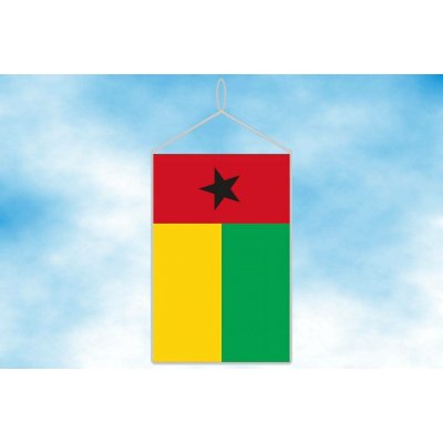 LIBEA, s.r.o. Guinea - Bissau stolní vlaječka Uchycení: Šňůrka (pro zavěšení) – Hledejceny.cz