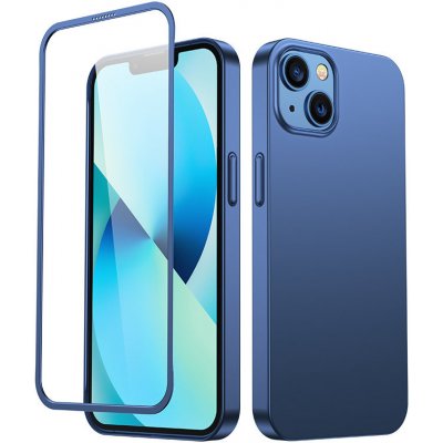 Joyroom 360 Full Case Cover iPhone 13 s ochranou zadní a přední části + tvrzené sklo modré JR-BP927 modré – Zbozi.Blesk.cz